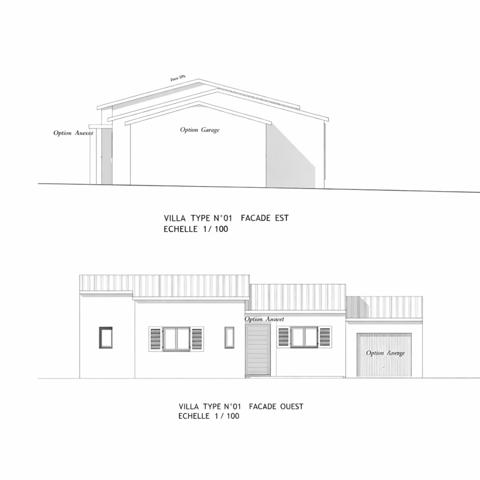 Villa individuelle plain-pied Olmeta Di Tuda 4 pièces 76 m2 - terrain 551 m2