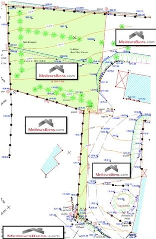 Parcelle idéalement exposée sur les hauteurs de Fontenil à la vue imprenable sur la vallée de 898m²