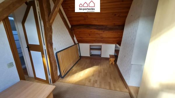 Boiscommun, maison 108 m² (86m² hab), 2 ch, bureau, véranda, terrasse