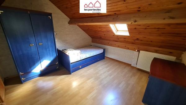 Boiscommun, maison 108 m² (86m² hab), 2 ch, bureau, véranda, terrasse