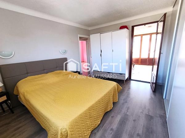 Maison 3 chambres, bureau, jardin, garage