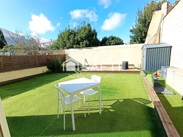 Maison 3 chambres, bureau, jardin, garage