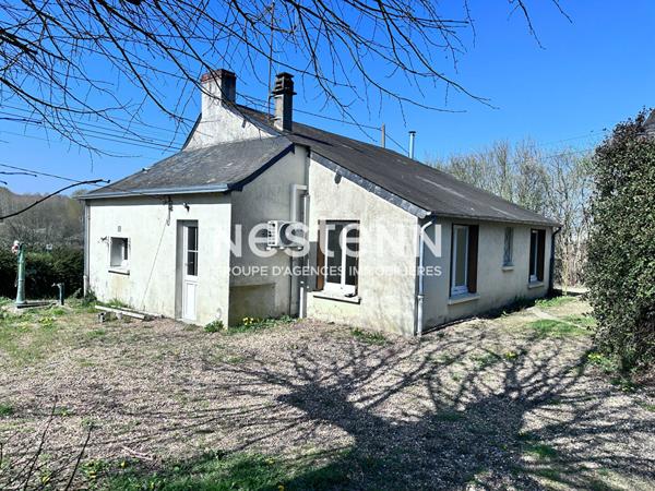 Jolie maison de 76 m² à vendre avec dépendance et jardin à Lhomme (72340)