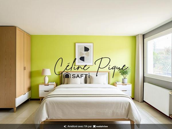 Maison 6 pièces, 4 chambres avec grand jardin et garage