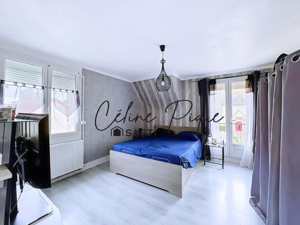 Maison 6 pièces, 4 chambres avec grand jardin et garage