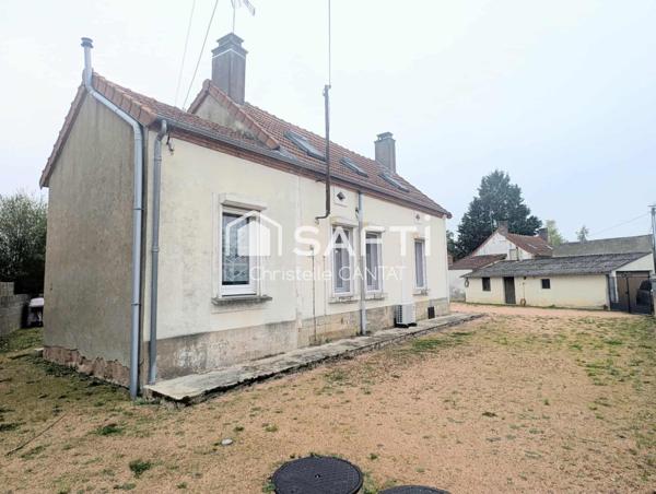 Maison 114 m², 4 chambres, terrain, garage.