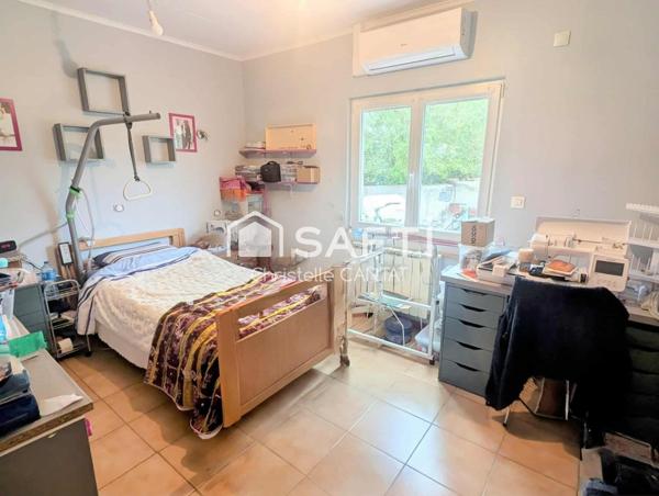 Maison 114 m², 4 chambres, terrain, garage.