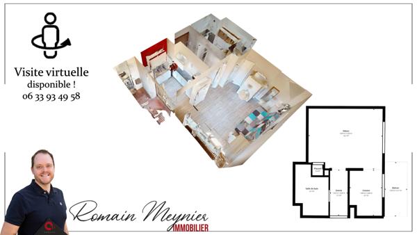 Appartement 1 pièce - 27 m² Exclusivité efficity
