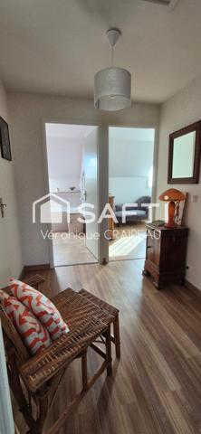 Maison individuelle, non mitoyenne avec 3 chambres, garage sans travaux.