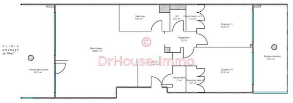 Appartement à vendre 3 pièces de 80 m²