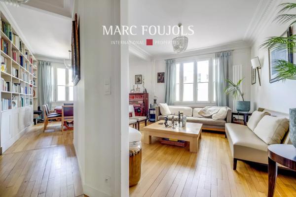 Paris XVI Auteuil : Appartement familial et lumineux avec vue dégagée.