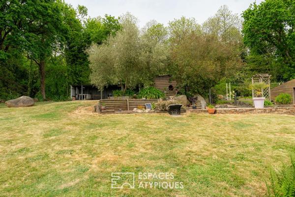 Maison 4 chambres dans la nature.