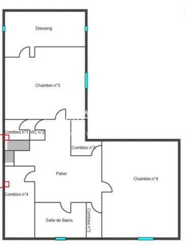 Maison à SAINT-ETIENNE-EN-COGLES, 35460 - 6 pièces 151m²