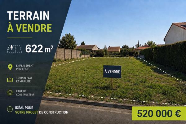 Terrain Noisy Le Grand 500 m2