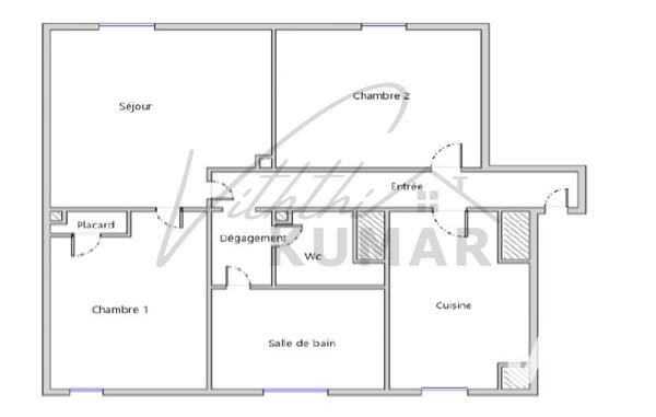Appartement à vendre 3 pièces 52 m² Clichy-sous-Bois