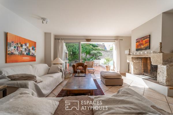 La vigneronne et son patio intime