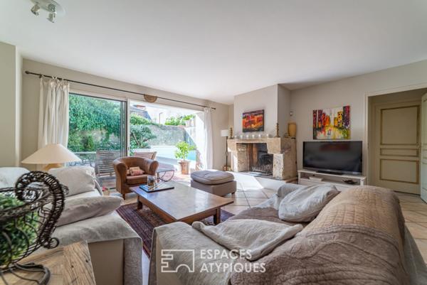 La vigneronne et son patio intime