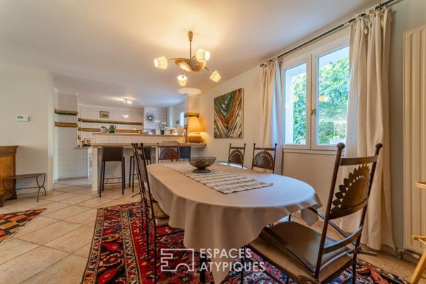 La vigneronne et son patio intime