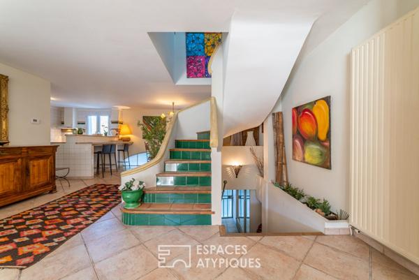 La vigneronne et son patio intime