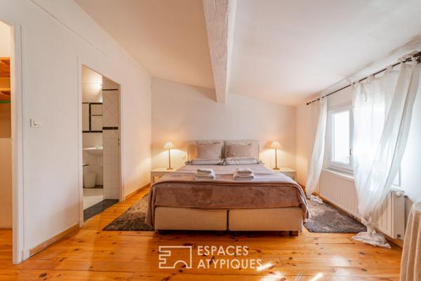 La vigneronne et son patio intime