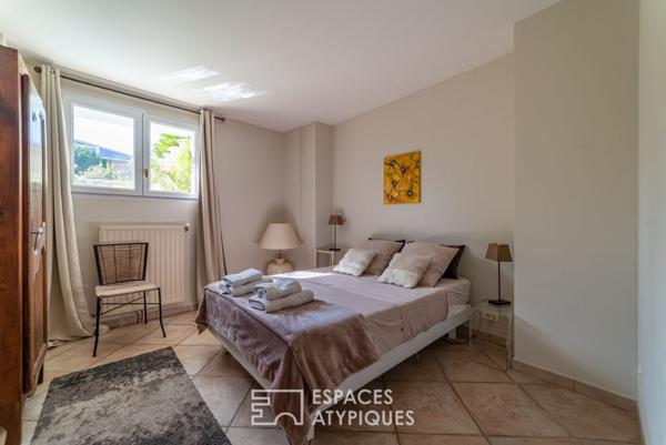 La vigneronne et son patio intime