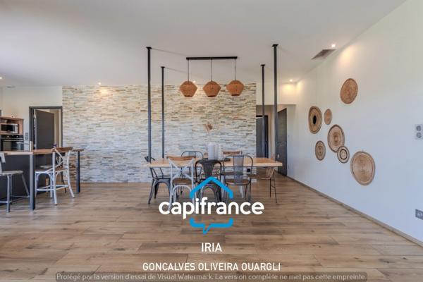 Maison contemporaine de plain-pied d'environ 144 m²-Quartier résidentiel recherché à PENNE D'AGENAIS (47)