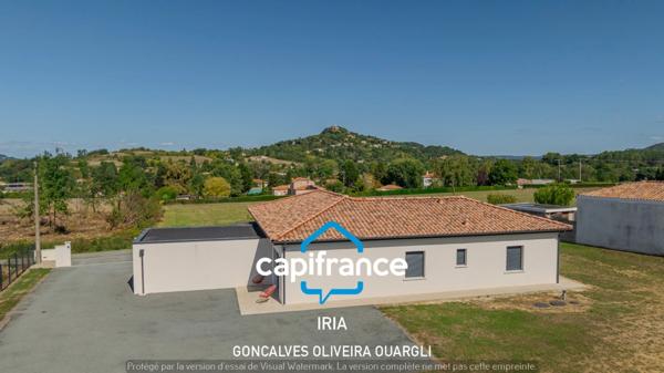 Maison contemporaine de plain-pied d'environ 144 m²-Quartier résidentiel recherché à PENNE D'AGENAIS (47)