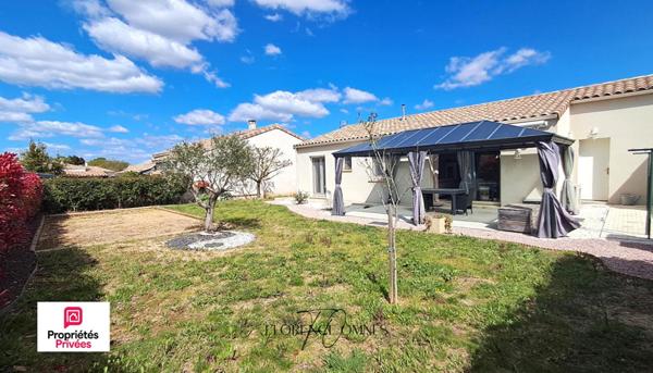 Maison  plain-pied  98m2 - 3 chambres - jardin - Garage - aucun travaux - DPE A