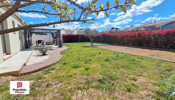 Maison  plain-pied  98m2 - 3 chambres - jardin - Garage - aucun travaux - DPE A