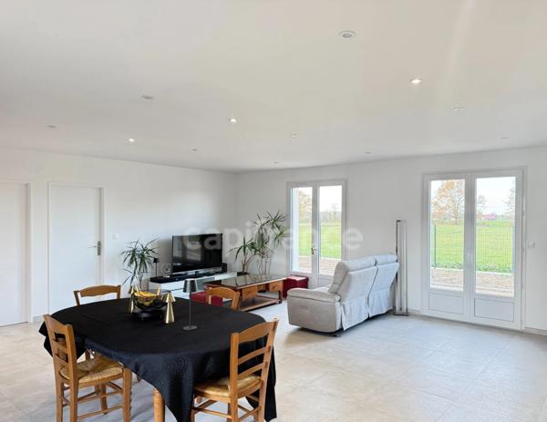 Maison contemporaine de 2024 – 133 m² – 3 chambres – Terrain 781 m² hors lotissement