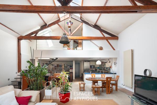 Maison-loft au calme d’une impasse