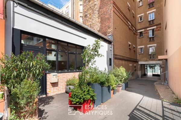 Maison-loft au calme d’une impasse