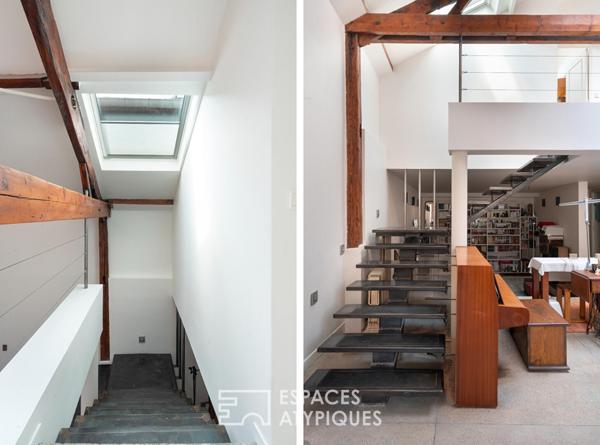 Maison-loft au calme d’une impasse