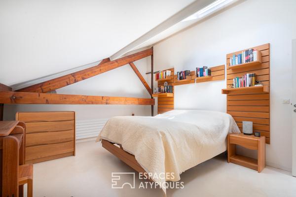 Maison-loft au calme d’une impasse