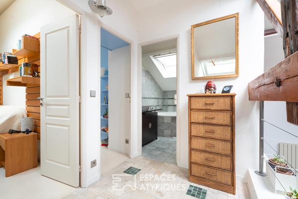Maison-loft au calme d’une impasse