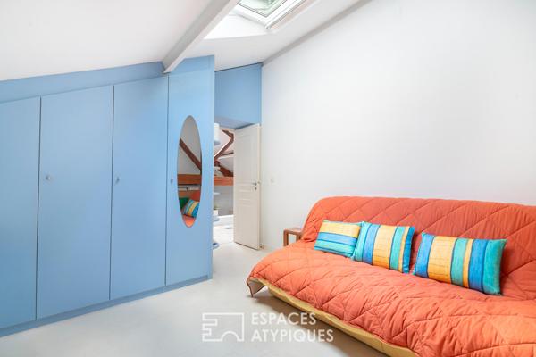 Maison-loft au calme d’une impasse