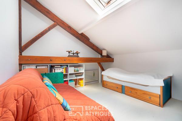 Maison-loft au calme d’une impasse
