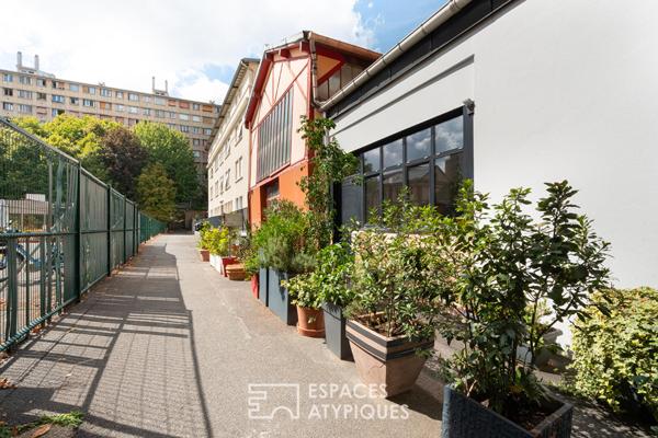 Maison-loft au calme d’une impasse