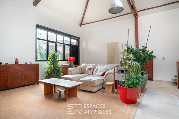Maison-loft au calme d’une impasse