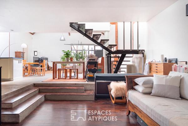 Maison-loft au calme d’une impasse