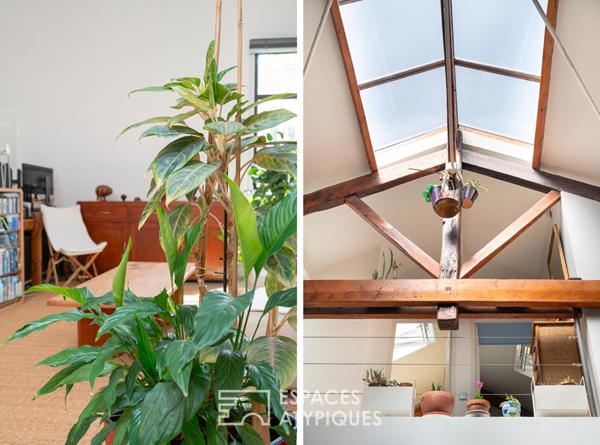 Maison-loft au calme d’une impasse