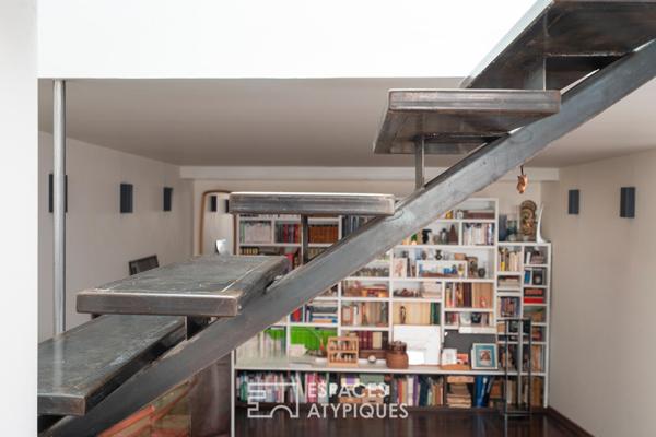 Maison-loft au calme d’une impasse