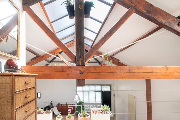 Maison-loft au calme d’une impasse