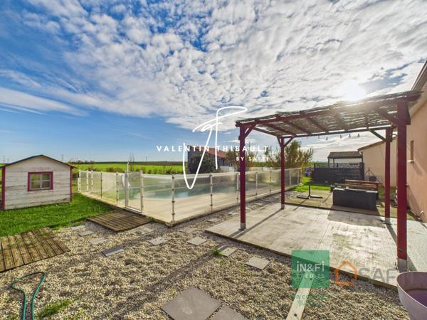 Maison T5 plain-pied au calme avec piscine à Chabournay