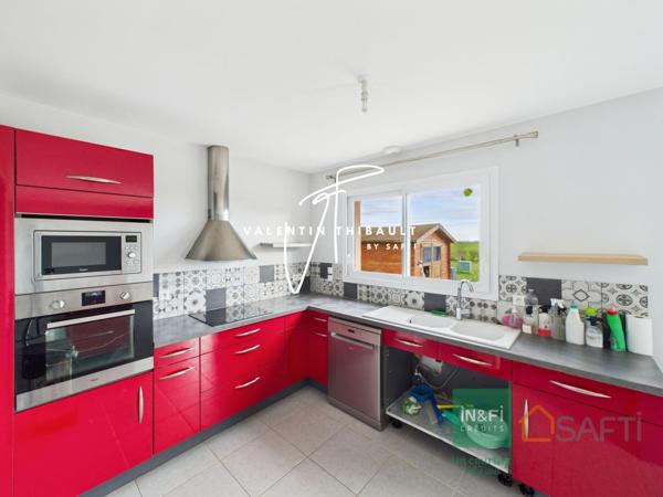 Maison T5 plain-pied au calme avec piscine à Chabournay