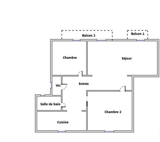 Appartement à vendre 3 pièces 74 m² Menton
