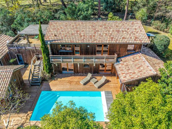 GOLF DE BISCARROSSE - Villa familiale avec piscine et T3 indépendant
