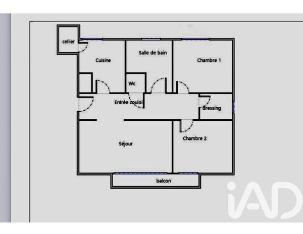 Appartement à vendre 3 pièces 67 m² Saint-Brice-sous-Forêt
