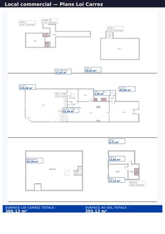 Local d'activités de 386 m²