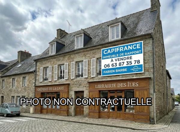 Immeuble de rapport avec local commercial + appartement – Rentabilité 8 % – GUER (56) – Saint-Cyr Coëtquidan